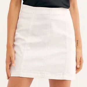 Free People Modern Femme Denim Mini Skirt